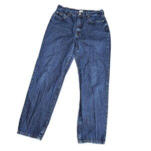 Calvin Klein Jeans Womens 12 Blue High Rise Relaxed Straight Denim Pants